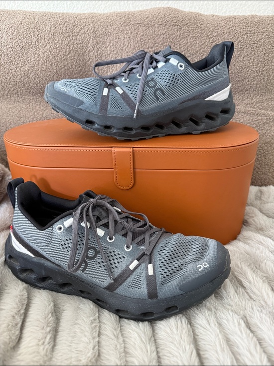 On Clouds Shoes - On Cloud Running Surfer Trail Women’s Athletic Shoes in Gray